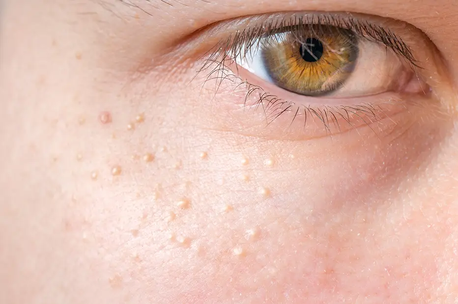 Acne Comedones Milia